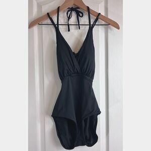 Sunn Lab Swim Women's One Piece Swimsuit Strappy Black Size S